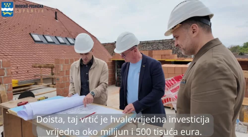 Hvalevrijedne investicije u općini Brodski Stupnik obišao župan Danijel Marušić sa zamjenikom Markom Šimićem