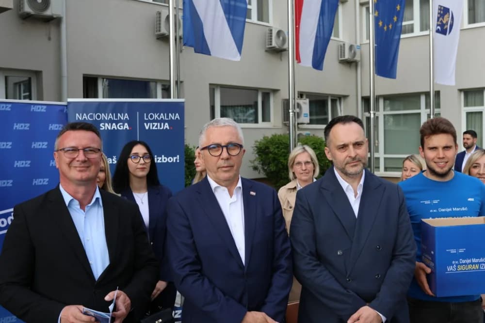 ʼNacionalna snaga – lokalna vizijaʼ: Kandidature i kandidacijske liste predali članovi brodsko-posavskog HDZ-a