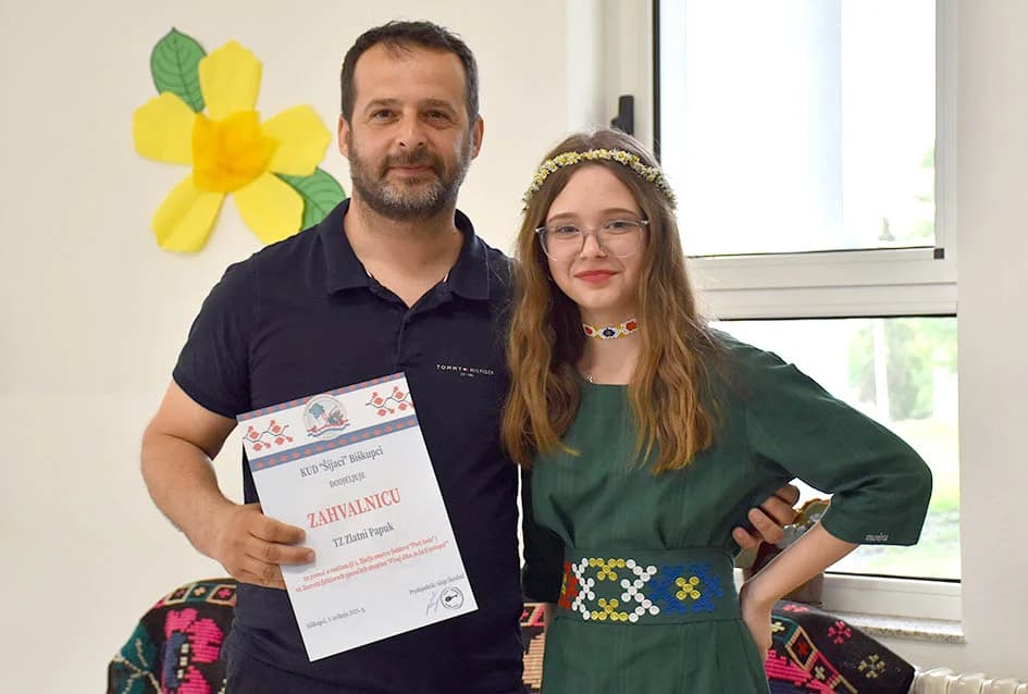 KUD-ovci iz Donjih Andrijevaca bili posebni gosti u susjednoj županiji na smotri „Pivaj diko ja ću ti polagat“