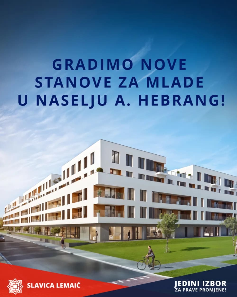 POGREŠNU STAMBENU POLITIKU TREBA ZAMIJENITI IZGRADNJOM STANOVA PO POS MODELU DRUŠTVENO POTICANE STANOGRADNJE