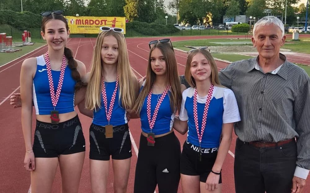 Mlade brodske atletičarke brončane na PH u štafetama!