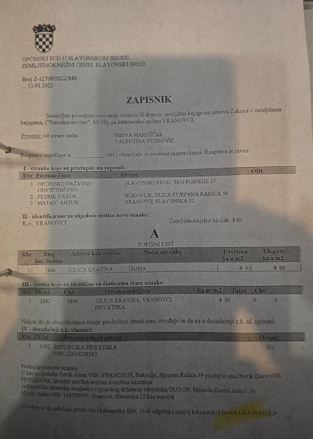 „Petrikova“ čestica i nama raspoloživa dokumentacija govori o unaprijed smišljenom (ne)zakonitom planu! Hoće li nadležne institucije reagirati barem nakon izbora?