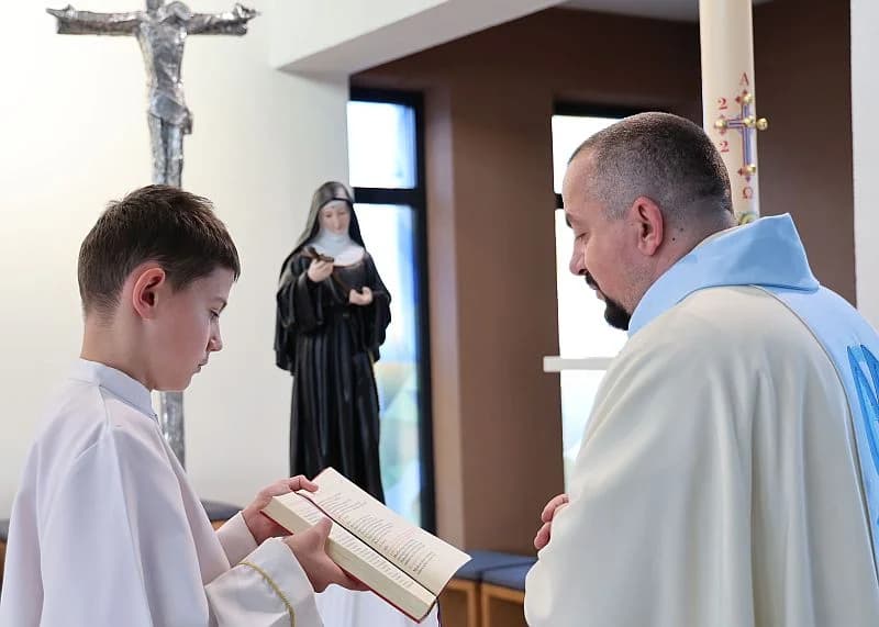 U Stepinčevoj crkvi u Slavonskom Brodu blagoslovljen zavjetni kip svete Rite iz Cascie