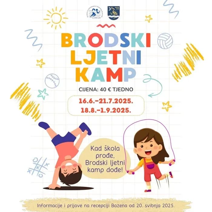 Ostalo je još malo mjesta - prijavite djecu na Brodski ljetni kamp