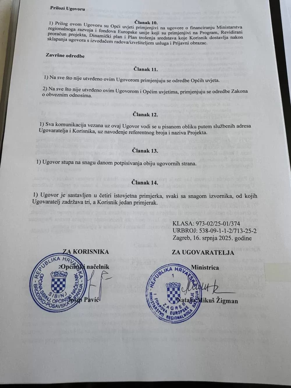 Sibinjski se načelnik Josip Pavić izborio za 310 tisuća bespovratnih eura za Zonu malog gospodarstva