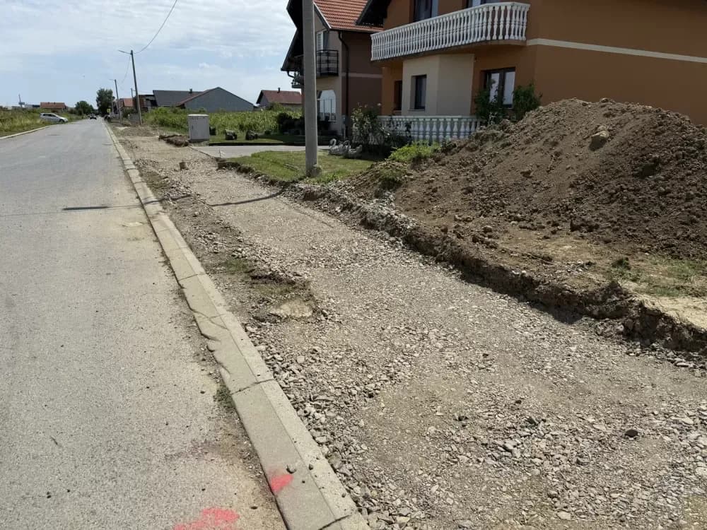 U tijeku radovi na izgradnji pješačke staze u više gradskih ulica