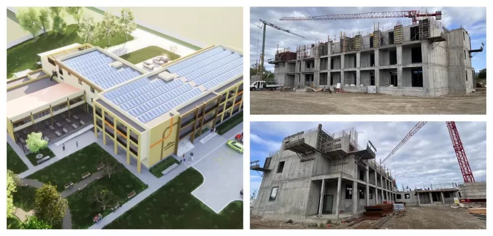 Na gradilištu u Borovskoj ulici sve je življe — radovi na izgradnji Centra za starije osobe vidljivo napreduju