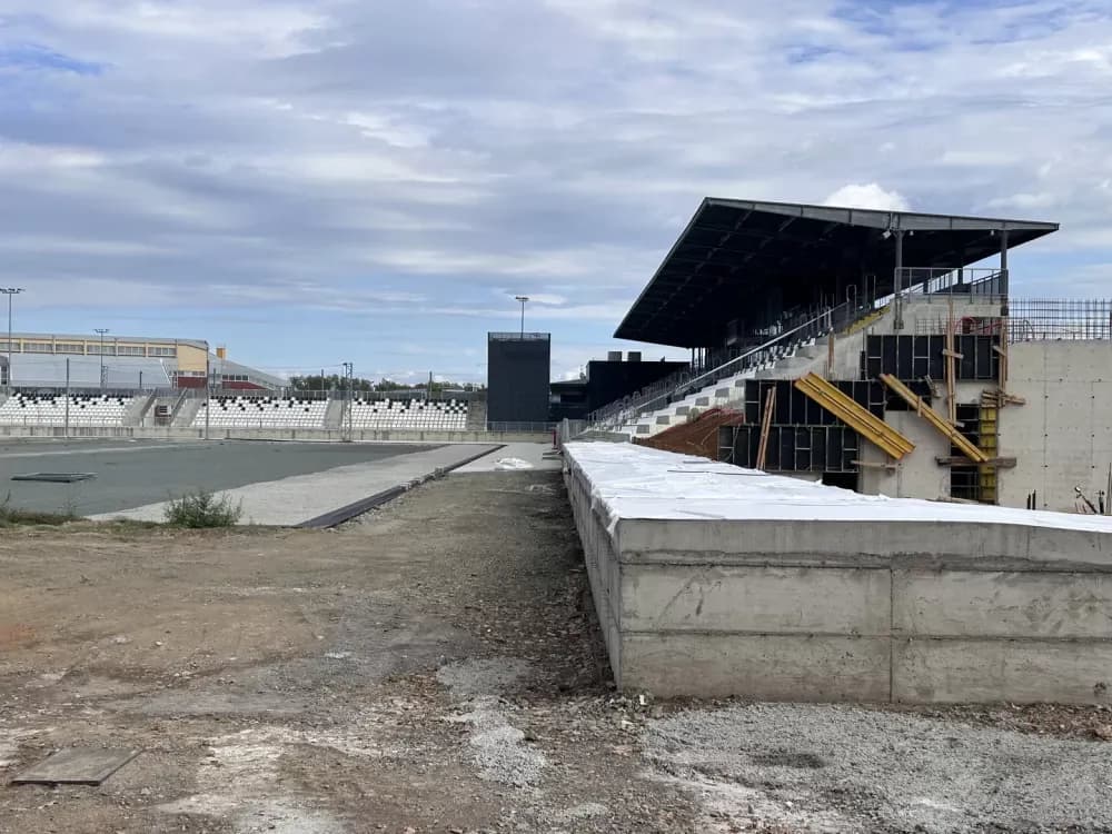 Radovi na južnoj tribini Stadiona kraj Save napreduju prema planu