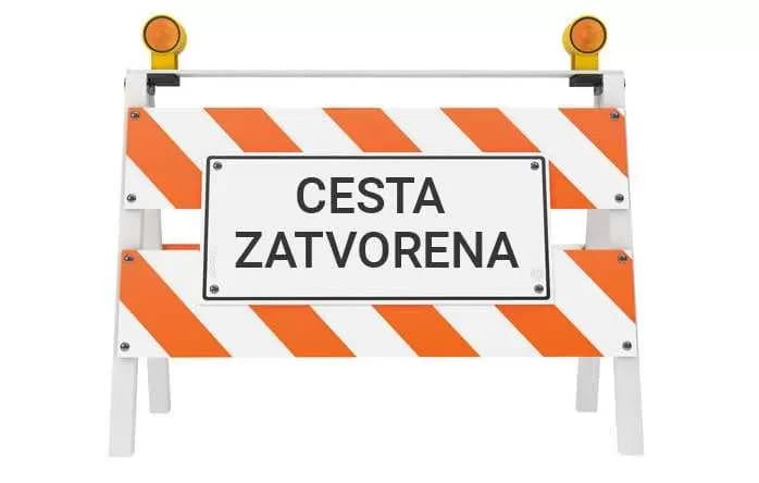 Djelomično se zatvara cesta za sav promet u Ulici Nikole Zrinskog