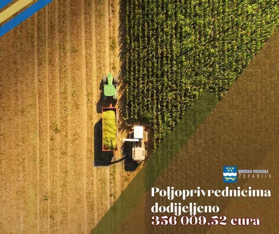 Počele uplate za potpore male vrijednosti za nabavku mehanizacije i opreme