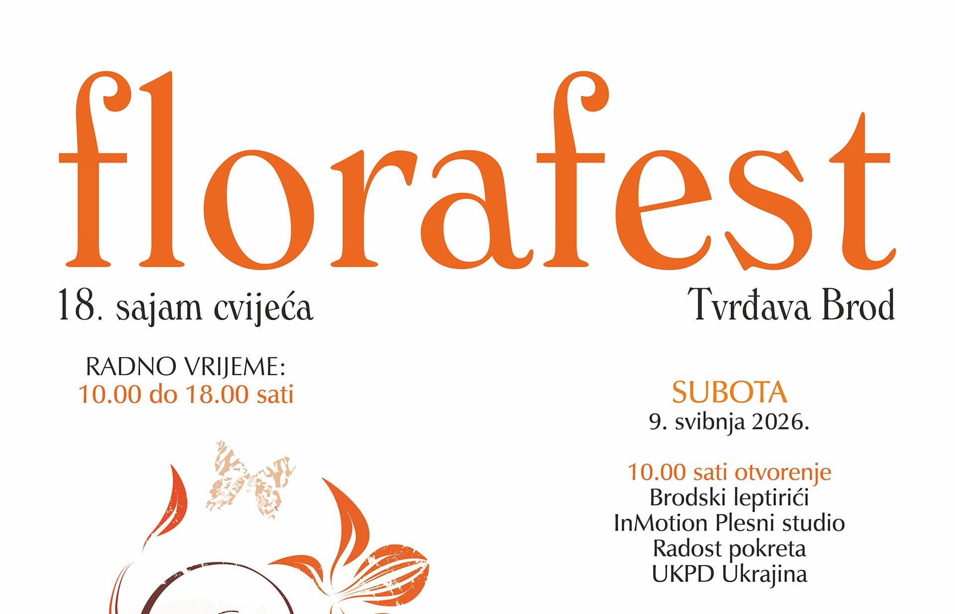 Tvrđava Brod domaćin Florafesta: dva dana cvijeća, prirode i druženja