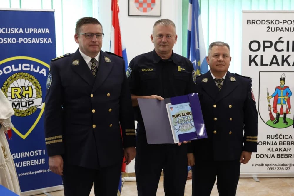 Povodom Dana policije održana središnja svečanost u Gornjoj Bebrini