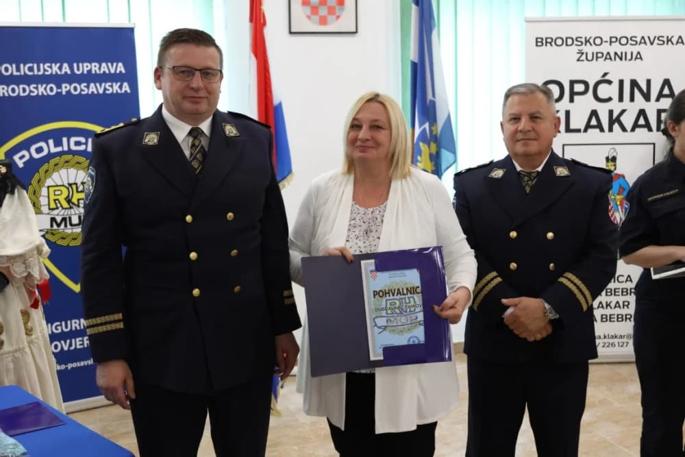 Povodom Dana policije održana središnja svečanost u Gornjoj Bebrini