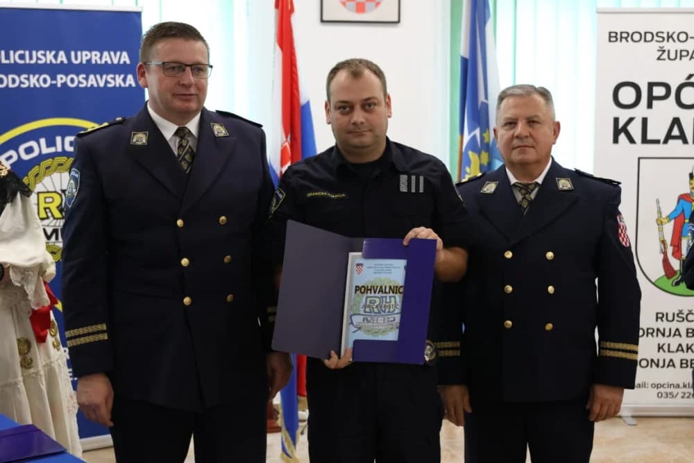 Povodom Dana policije održana središnja svečanost u Gornjoj Bebrini