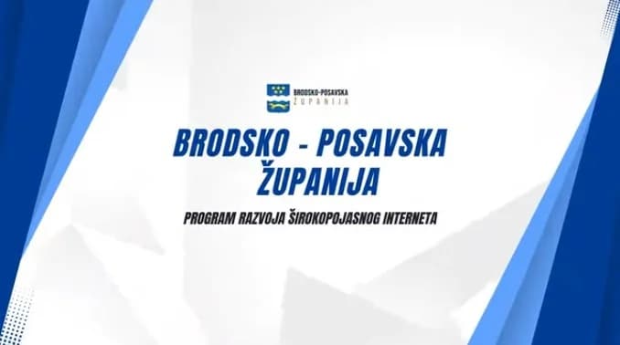 Brodsko – posavska županija uključila se u Program razvoja širokopojasne infrastrukture