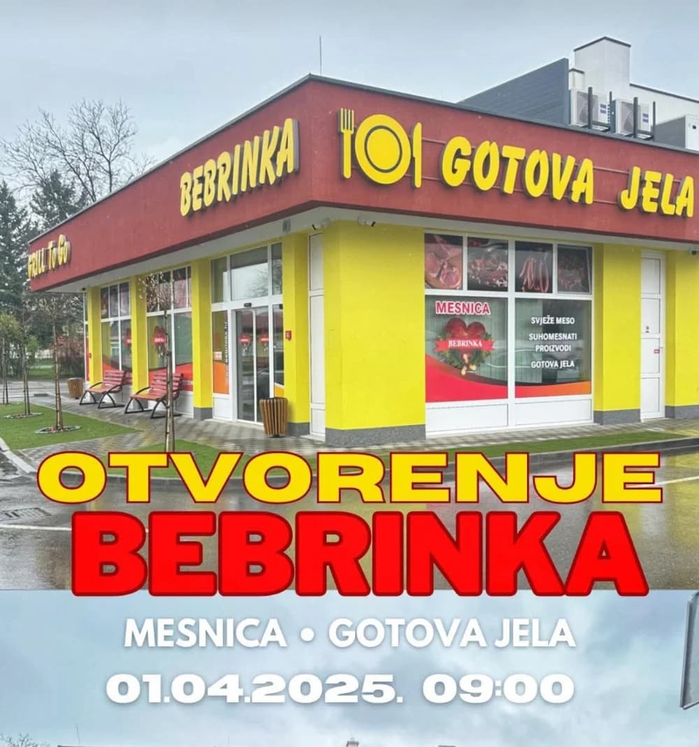 Bebrinka na novoj lokaciji u utorak 1.travnja otvara svoja vrata