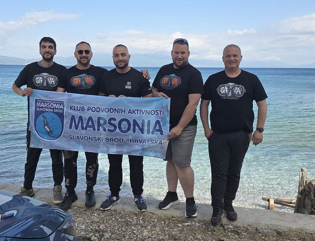I ronioci brodskog KPA Marsonia u velikoj eko akciji na Ohridskom jezeru