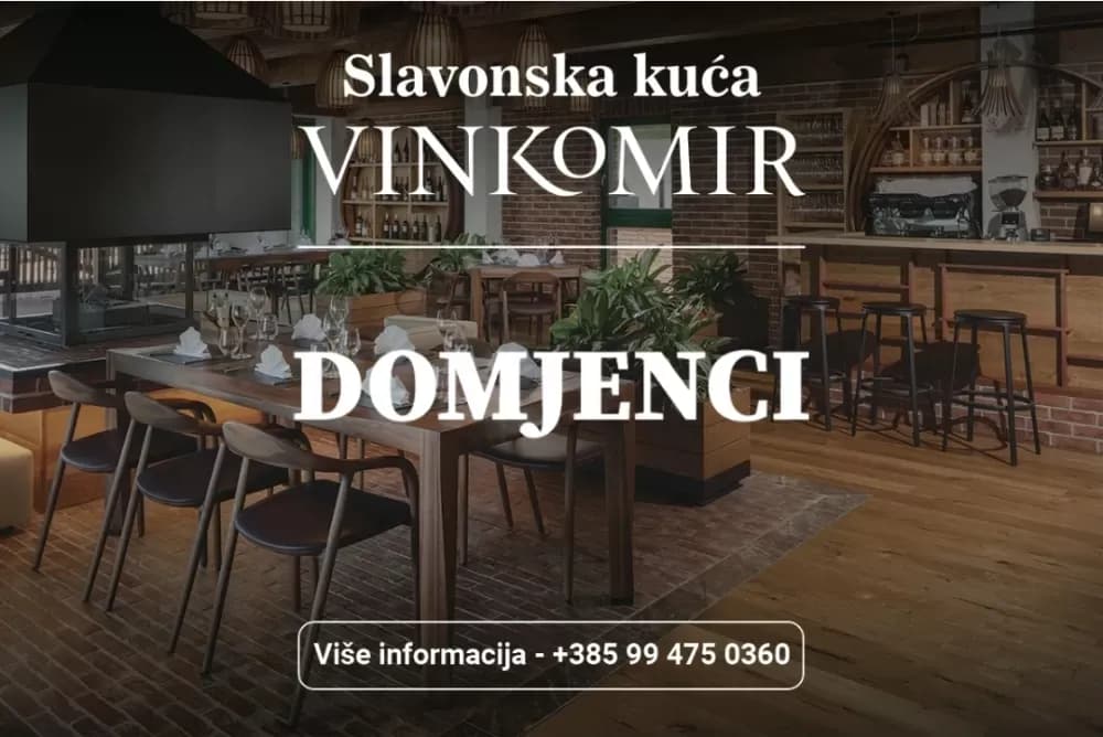 Blagdanski domjenci u Slavonskoj kući Vinkomir